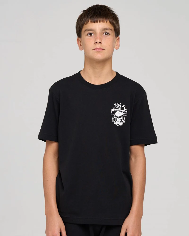 THE MAD HUEYS ROPE SKULL ANCHOR | YOUTH SS TEE - Image 2