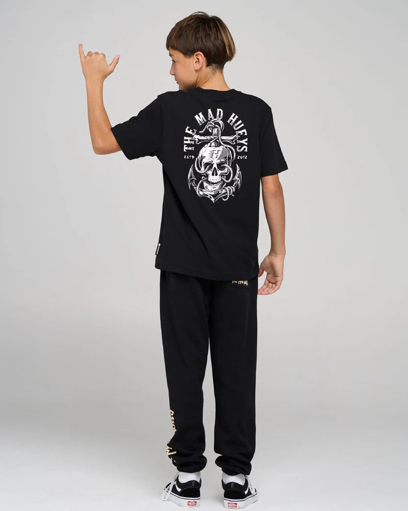 THE MAD HUEYS ROPE SKULL ANCHOR | YOUTH SS TEE - Image 3