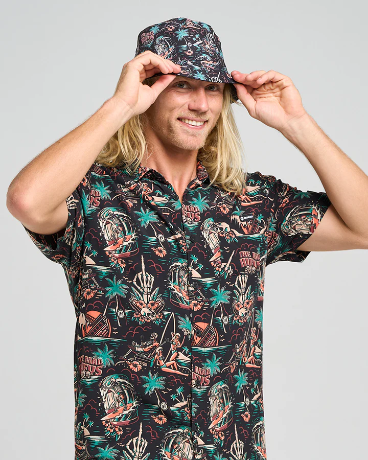 The Mad Hueys SHE'LL BE RIGHT | REVERSIBLE BUCKET HAT - Image 12