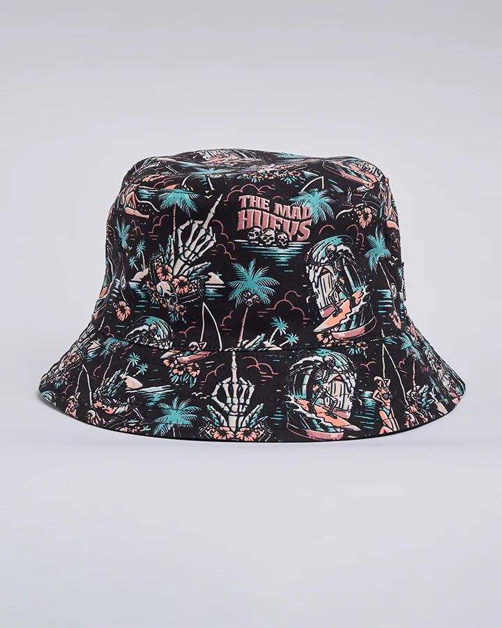 The Mad Hueys SHE'LL BE RIGHT | REVERSIBLE BUCKET HAT - Image 8