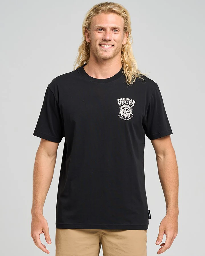 The Mad Hueys SHIP WHEEL BEERS | SS TEE - Image 2