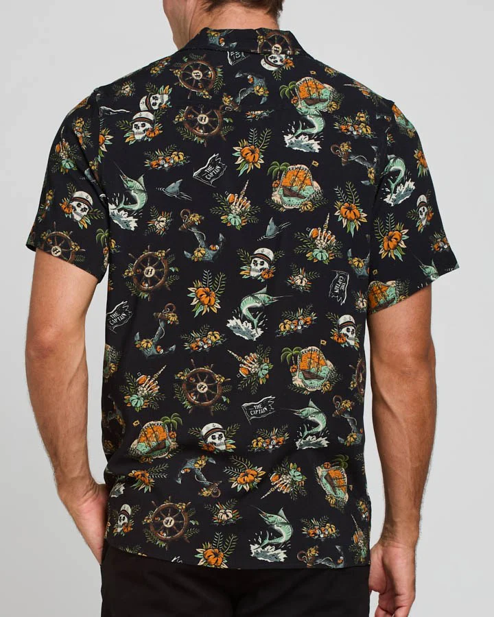 The Mad Hueys Shipwrecked Captain Woven Shirt - Image 2