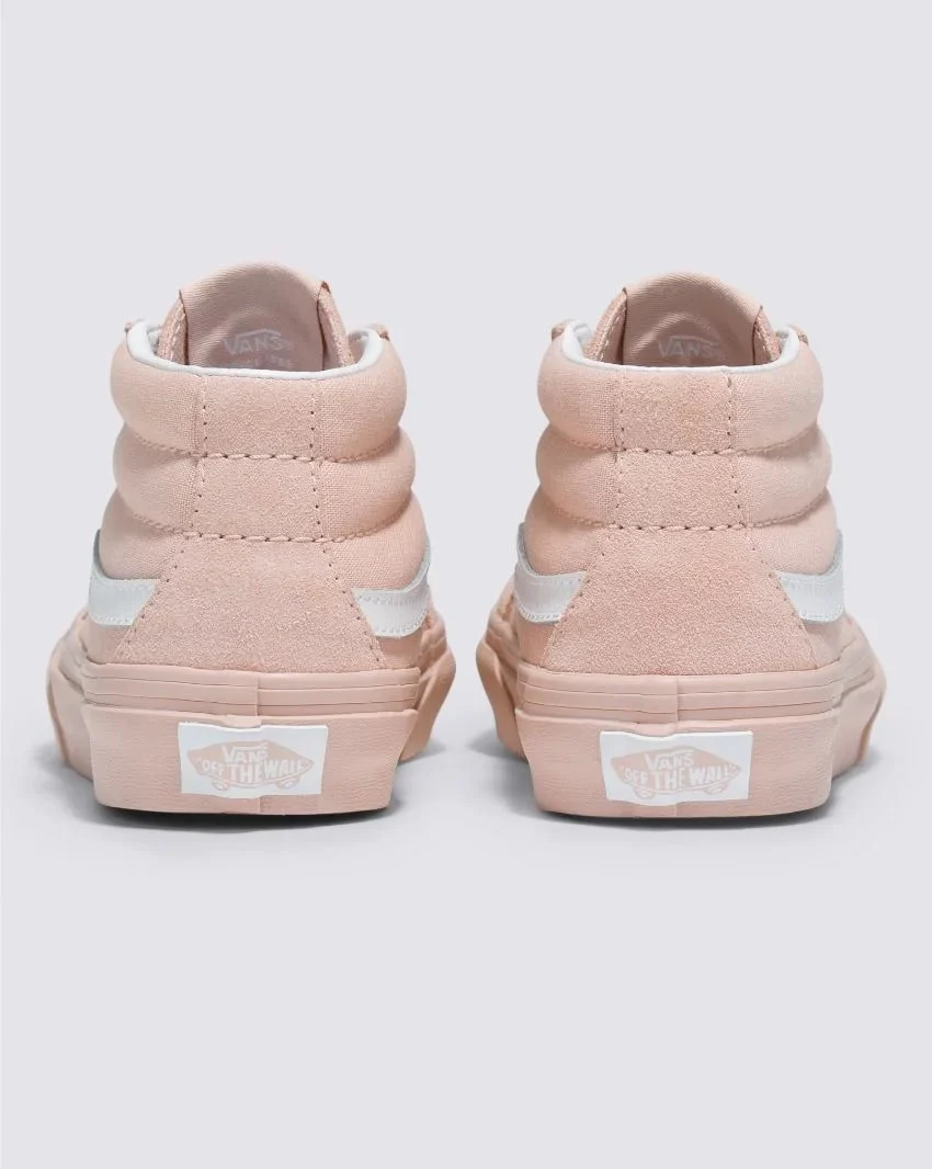 Vans Sk8-Mid Reissue Kids Pastel Mono Rose Smoke - Image 4