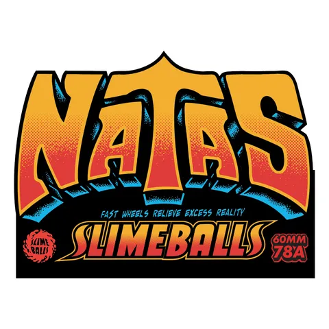 Slime Balls Natas Reissue 54/95A Hardline Wheels - Image 4