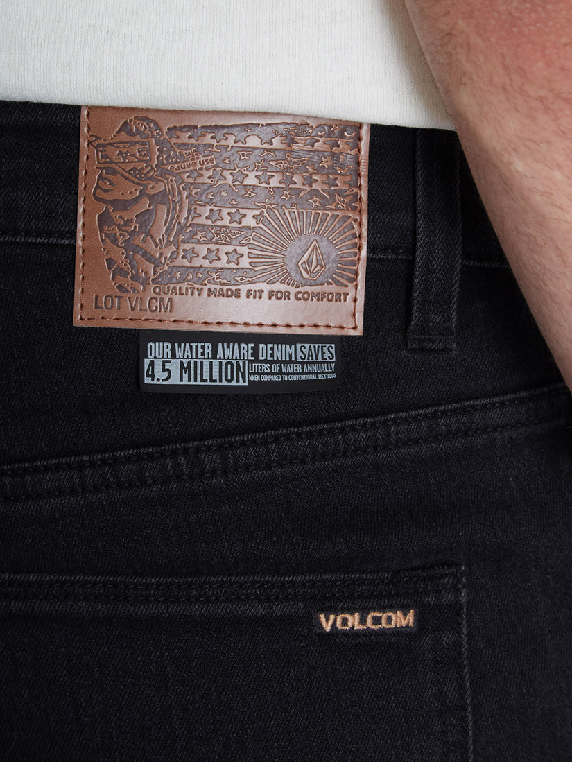 Volcom Solver Denim - Black Out - Image 4