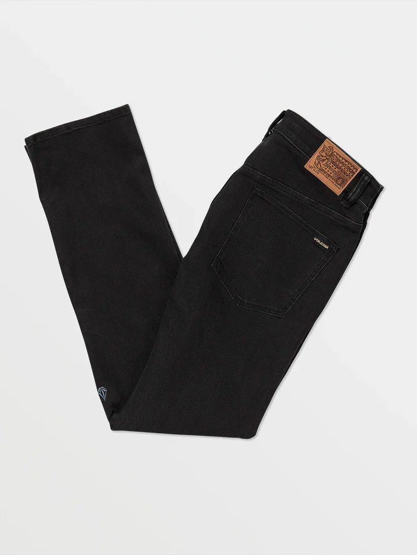 Volcom Solver Denim - Black Out - Image 7