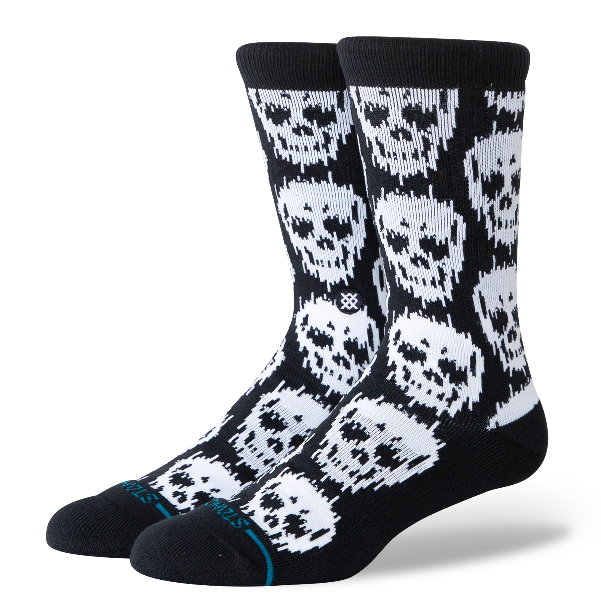 Stance Static Skull Crew Socks