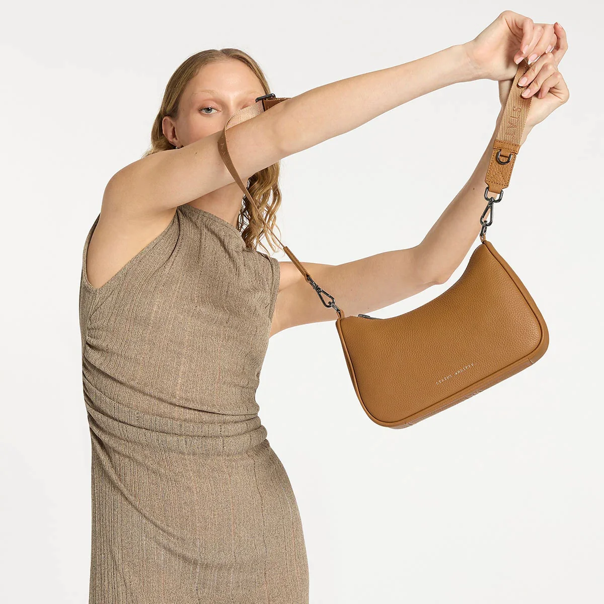 Status Anxiety Look Both Ways Bag - Tan - Image 8
