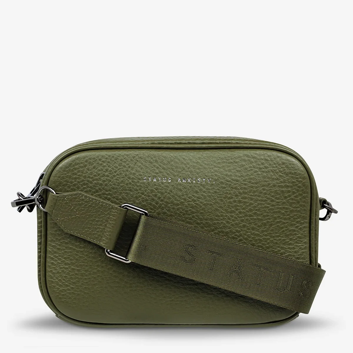 Status Anxiety Plunder With Webbed Strap Bag - Khaki - Image 2