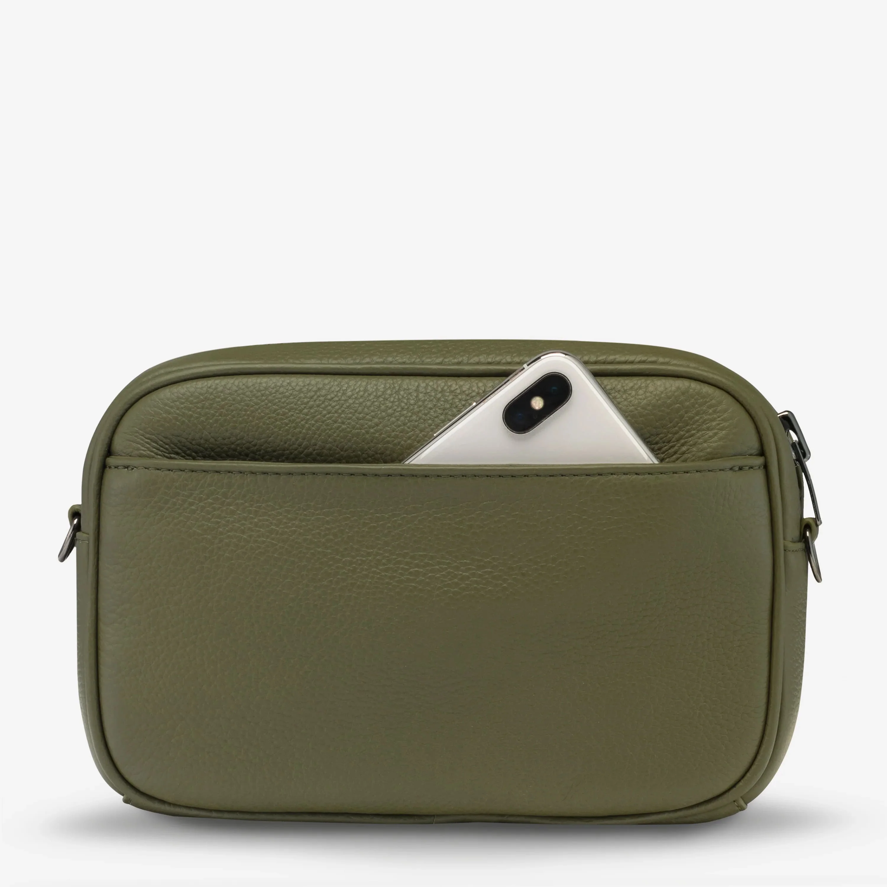 Status Anxiety Plunder With Webbed Strap Bag - Khaki - Image 3