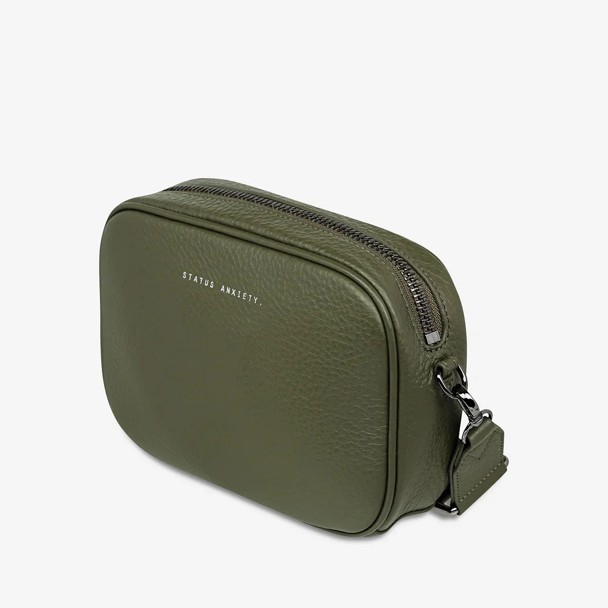 Status Anxiety Plunder With Webbed Strap Bag - Khaki - Image 4