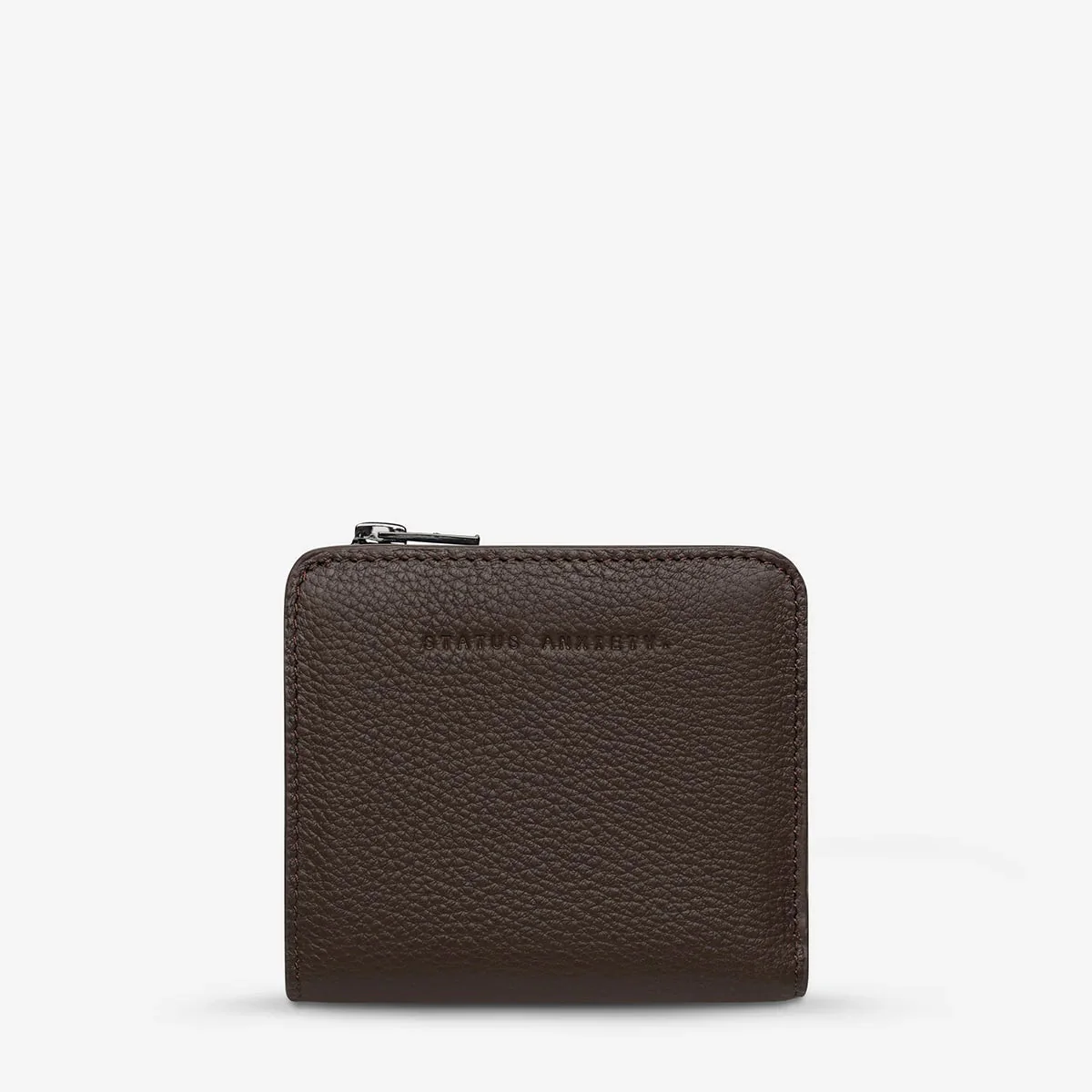 Status Anxiety Sense Of Wonder Leather Wallet - Cocoa