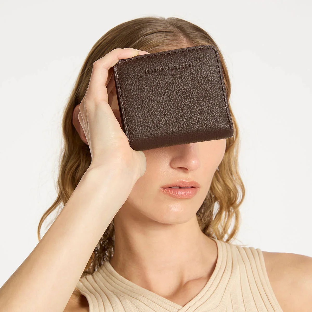 Status Anxiety Sense Of Wonder Leather Wallet - Cocoa - Image 6