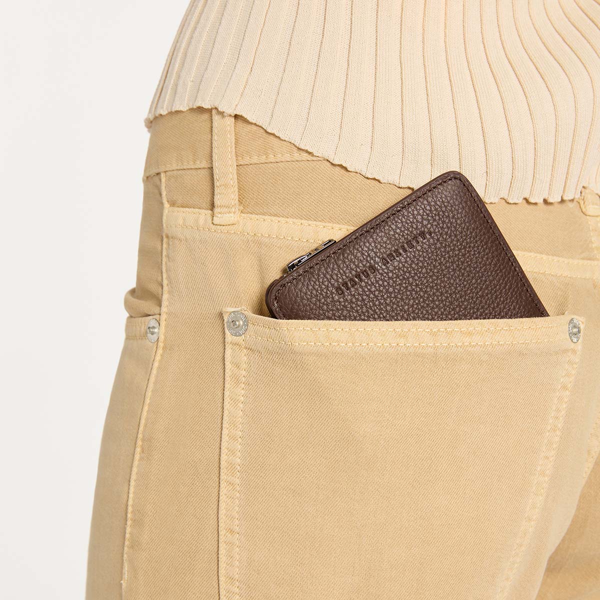 Status Anxiety Sense Of Wonder Leather Wallet - Cocoa - Image 8