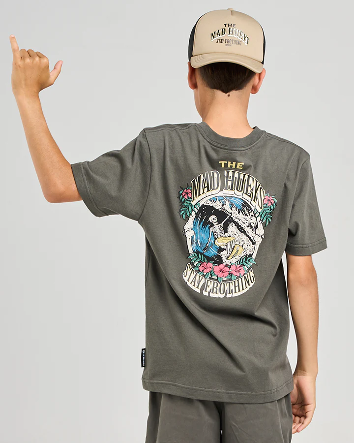 The Mad Hueys STAY FROTHING | YOUTH SS TEE - Image 4