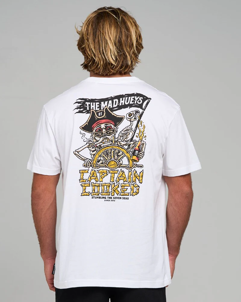 THE MAD HUEYS STUMBLING CAPTAIN COOKED | SS TEE - Image 4