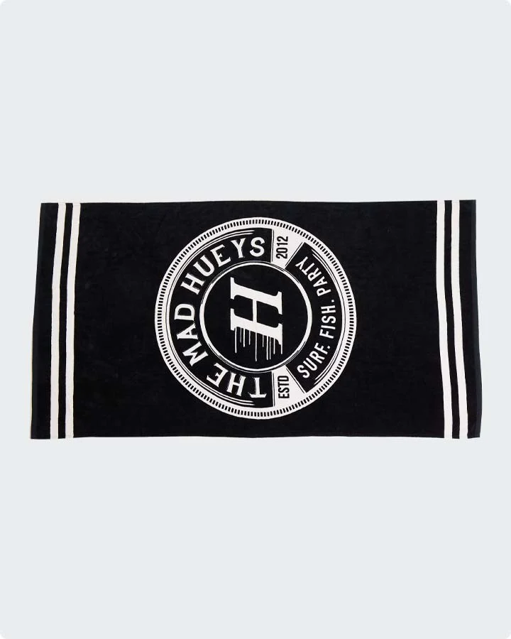 The Mad Hueys Surf Fish Party Beach Towel