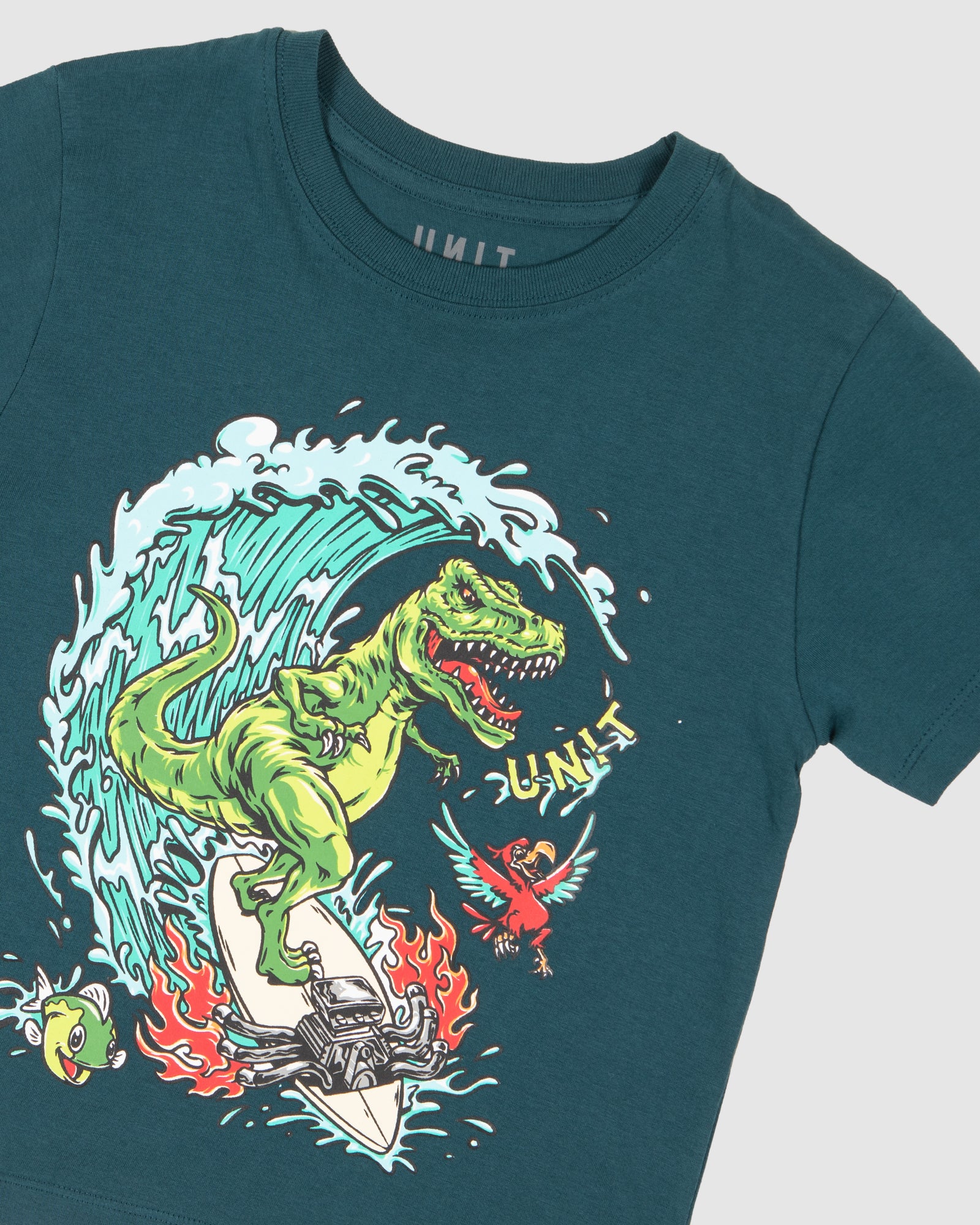 Unit Surf Rex Kids Tee - Image 4