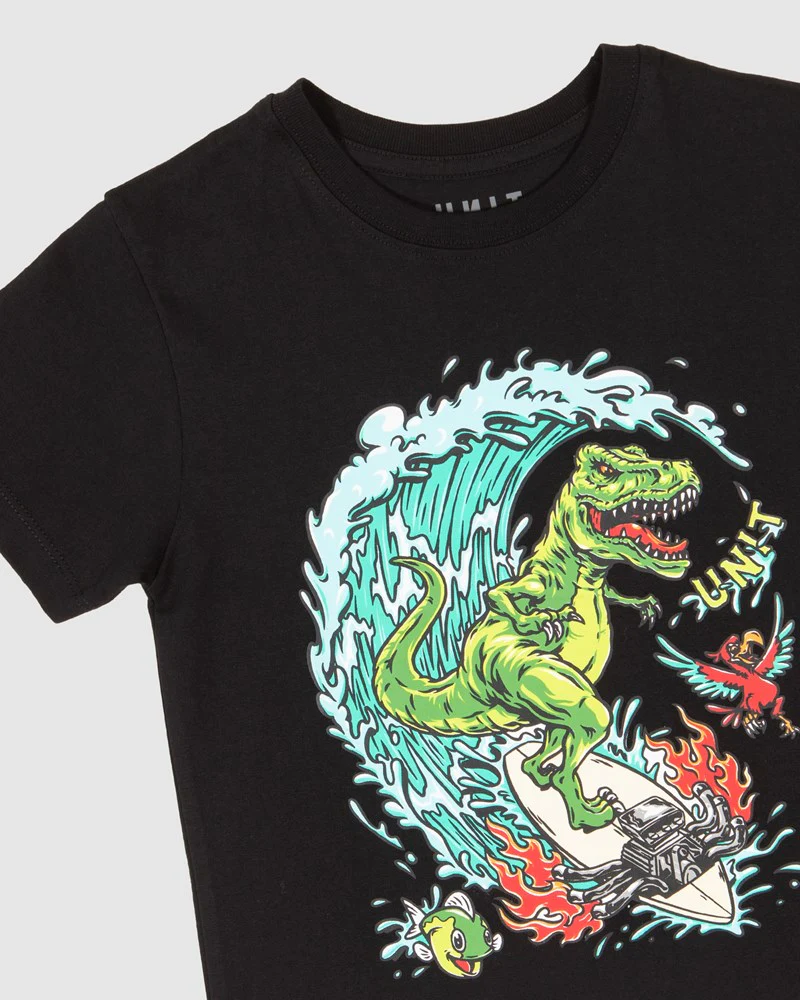 Unit Surf Rex Kids Tee - Image 6