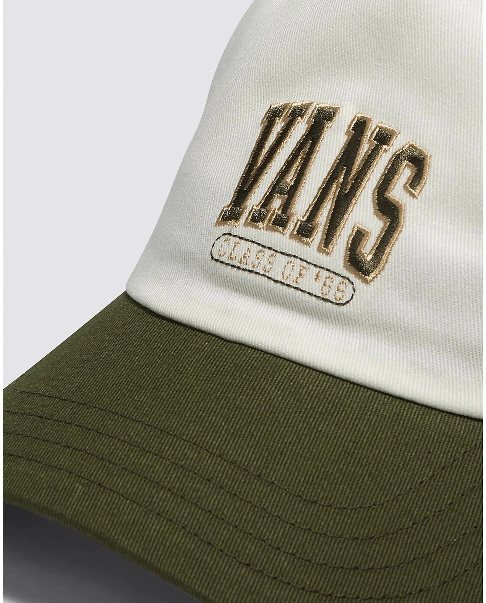 Vans The Campus Cap Marshmallow / Dark Green - Image 4
