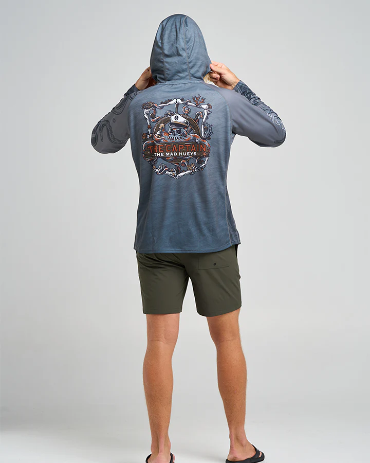 The Mad Hueys THE SEA CAPTAIN | UPF 50+ HOODED FISHING JERSEY - Image 10