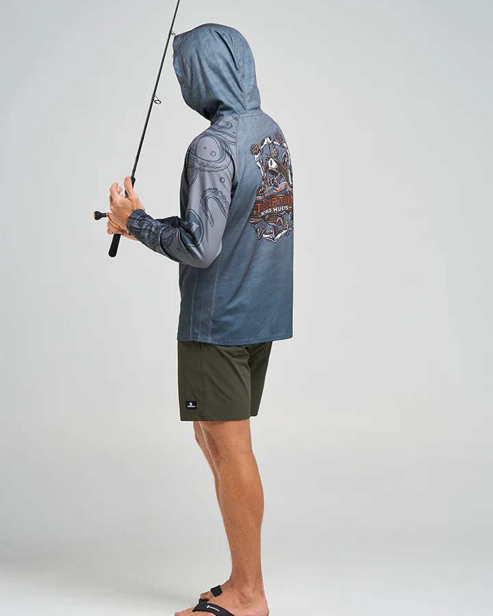 The Mad Hueys THE SEA CAPTAIN | UPF 50+ HOODED FISHING JERSEY - Image 18