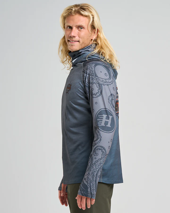 The Mad Hueys THE SEA CAPTAIN | UPF 50+ HOODED FISHING JERSEY - Image 6
