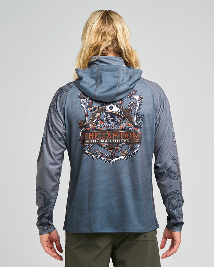 The Mad Hueys THE SEA CAPTAIN | UPF 50+ HOODED FISHING JERSEY - Image 8