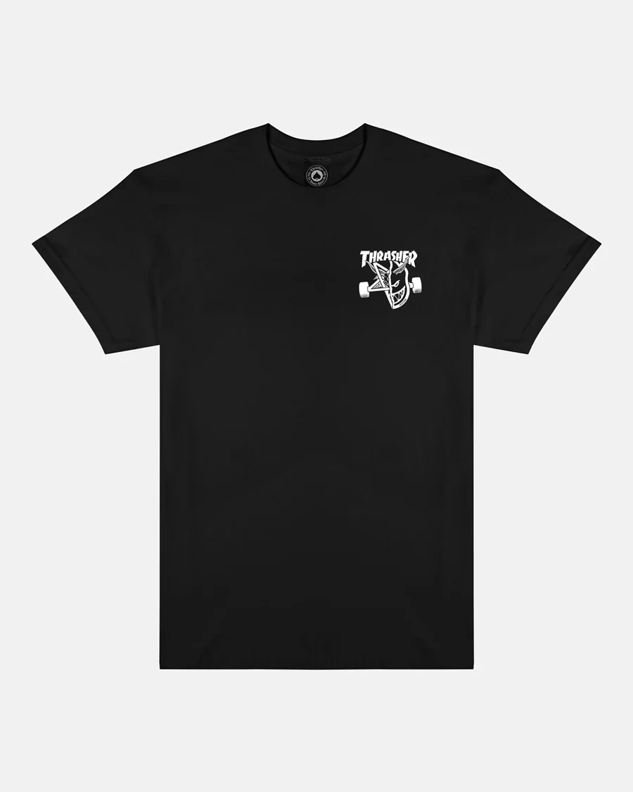 Thrasher X Spitfire Classic Swirl Tee - Black - Image 2