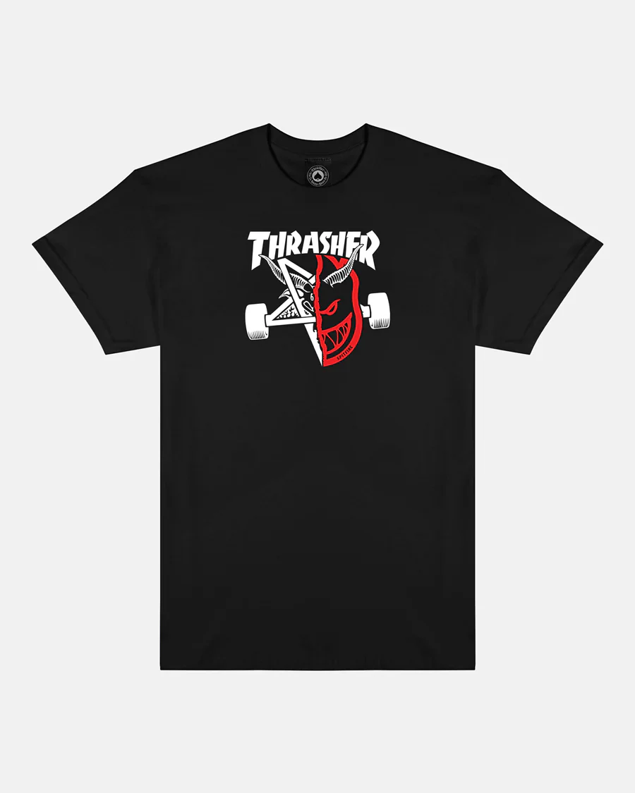 Thrasher X Spitfire Thrash & Burn Tee - Black