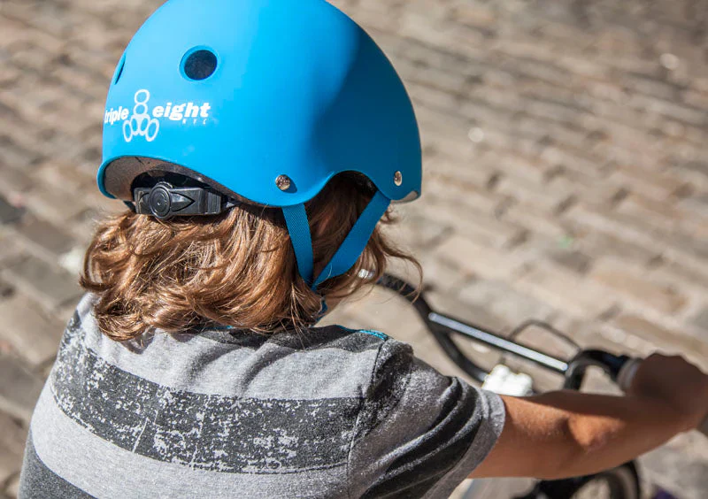 Triple 8 Lil 8 Certified Kids Helmet - Blue Gloss - Image 2