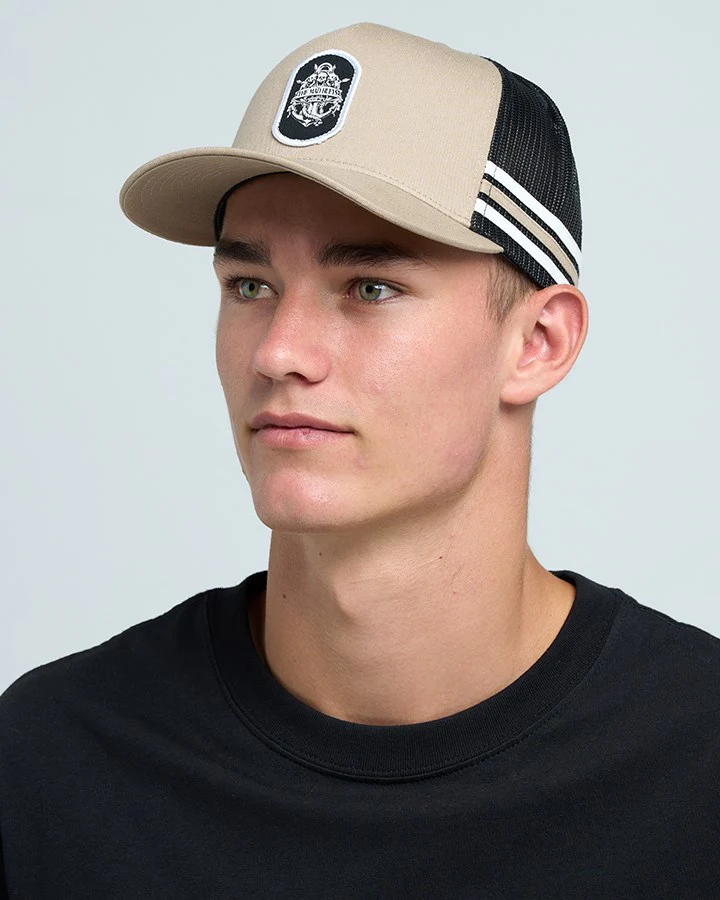 The Mad Hueys TRIPLE ANCHOR | TWILL TRUCKER - Image 2