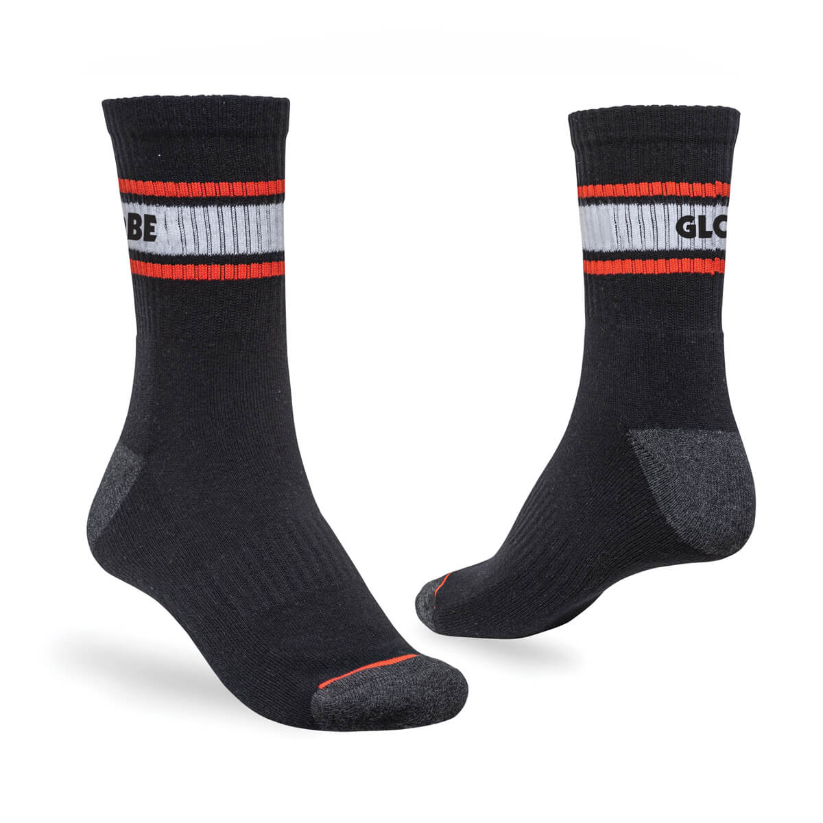 Globe Triple Stripe Crew Socks 5 Pack - Image 3
