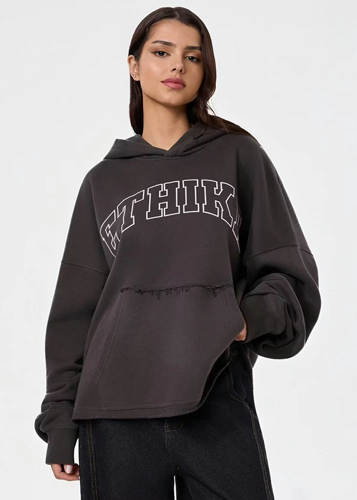 Ethika Unisex Comfort Alan Hoodie - Black - Image 2