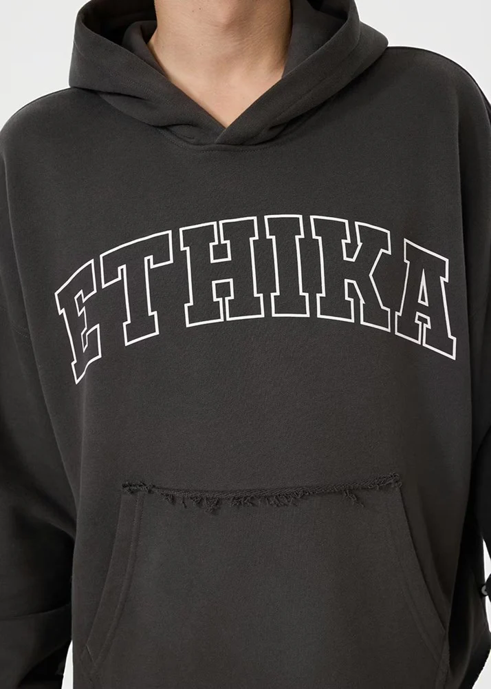 Ethika Unisex Comfort Alan Hoodie - Black - Image 3