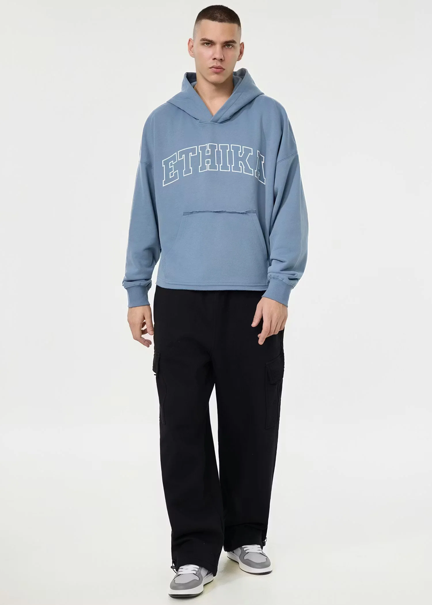 Ethika Unisex Comfort Bunny Hoodie - Blue - Image 5