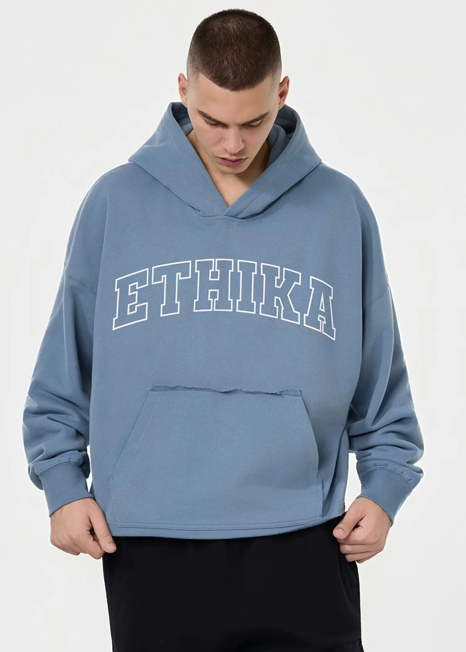 Ethika Unisex Comfort Bunny Hoodie - Blue - Image 7