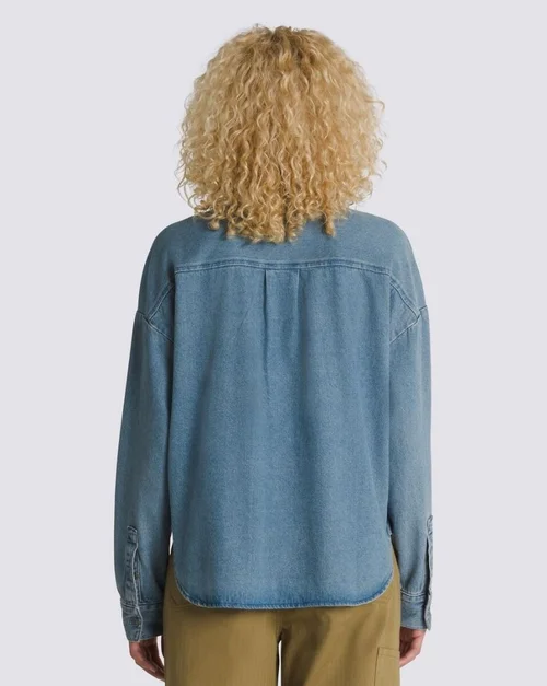 Vans Antica Denim Long Sleeve Shirt - Image 3