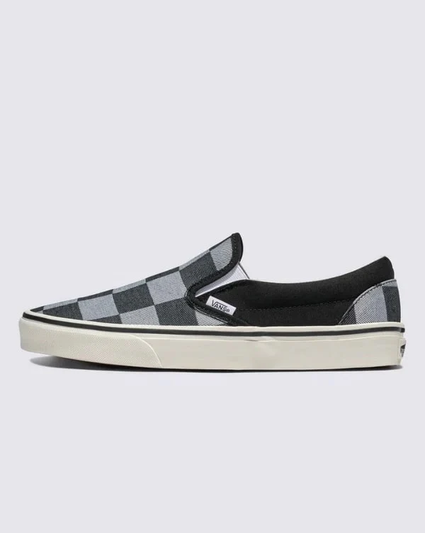 Vans Classic Slip-On Mono Checkerboard - Black - Image 2