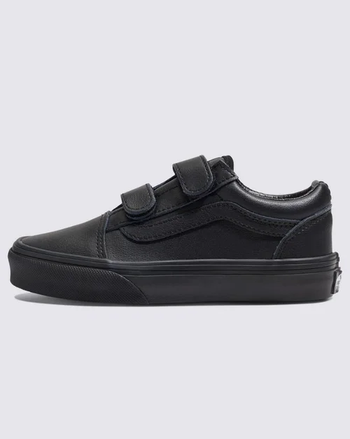 Vans Kids Old Skool Classic Tumble / Black Mono - Image 2
