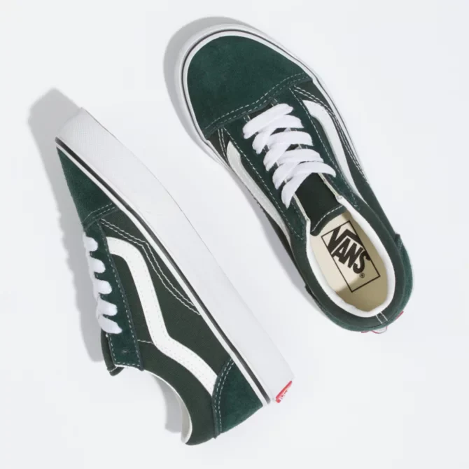 Vans Old Skool Kids - Scarab / True White - Image 2
