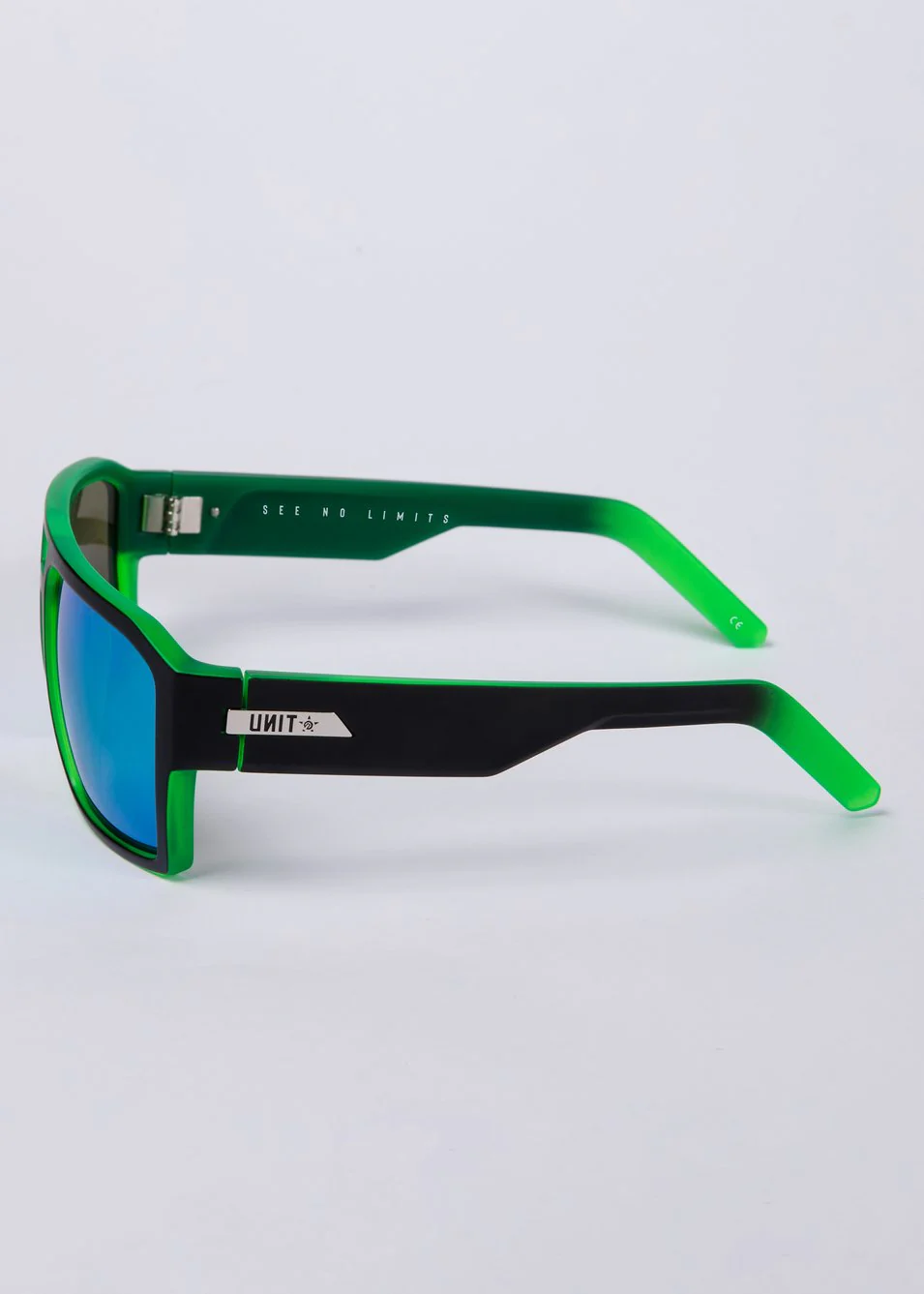 Unit Vault Polarised Sunglasses - Matte Black / Dip Green - Image 4