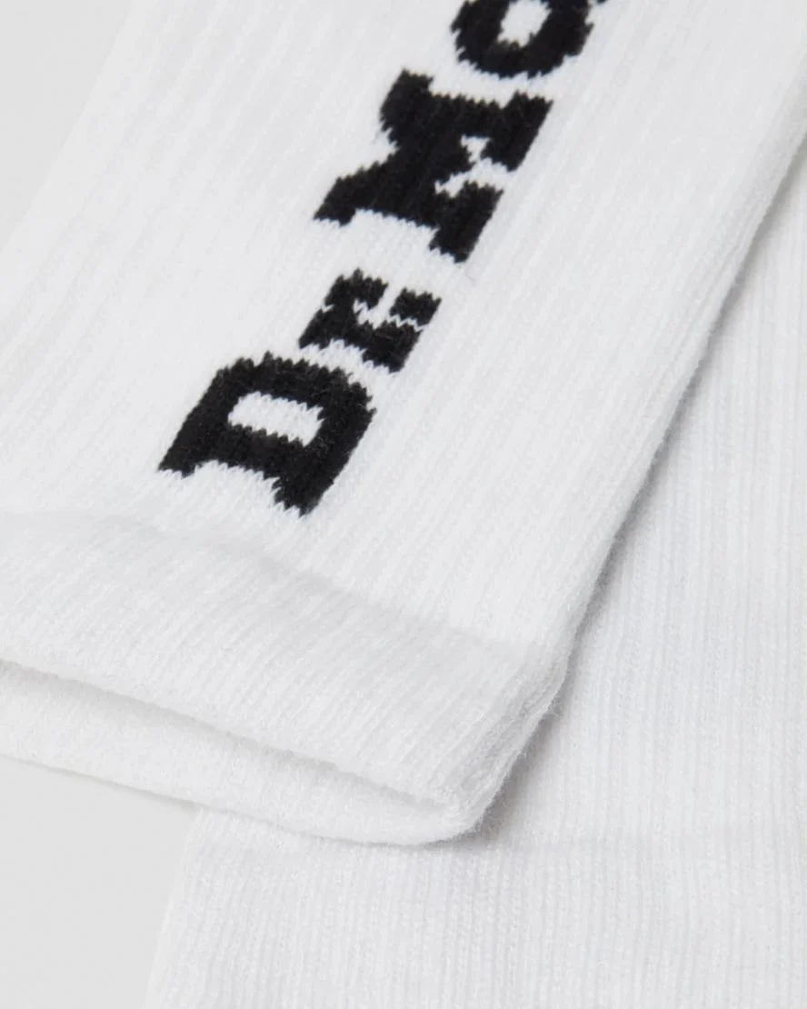 Dr. Martens Vertical Logo Socks - White - Image 2