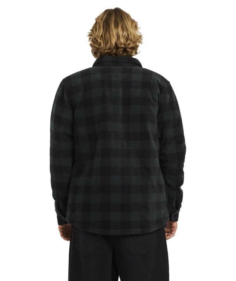 Volcom Bowered Fleece Over-Shirt - Scarab - Image 2