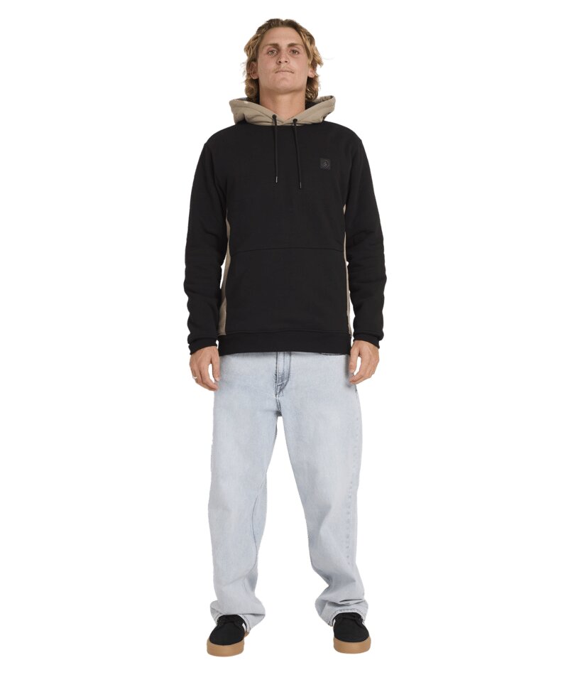Volcom Single Stone Lined Pullover Hoodie - Brindle - Image 3