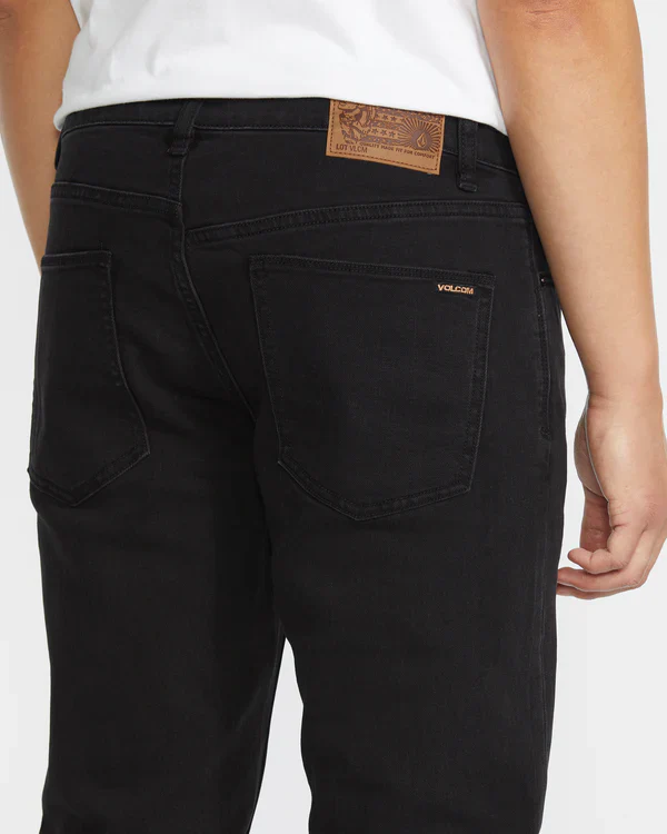 Volcom Vorta Denim - Black Out - Image 3