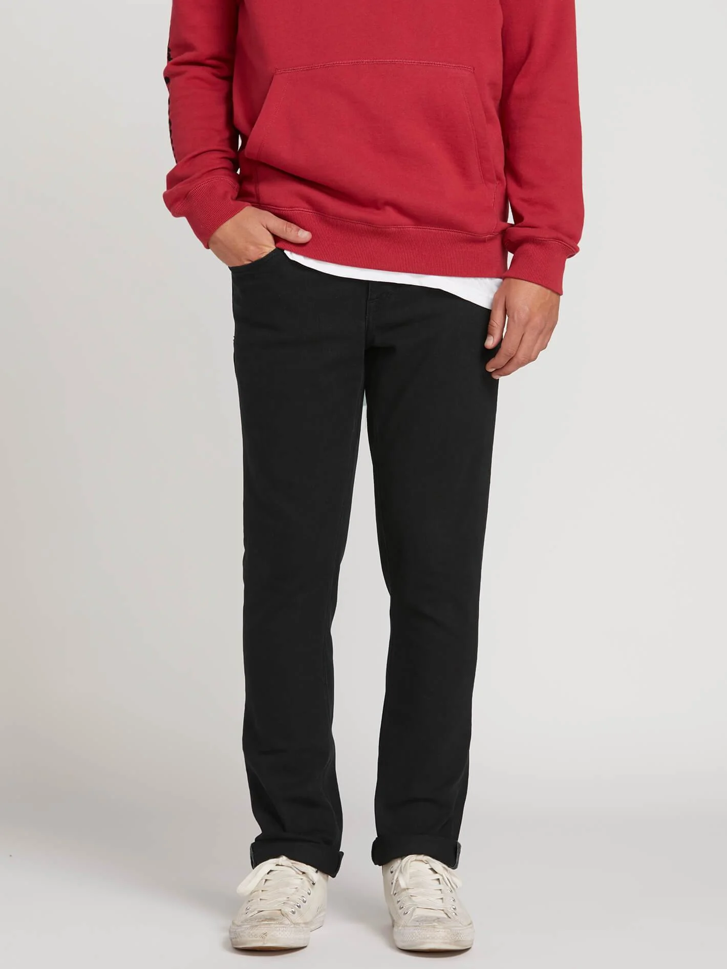 Volcom Vorta Slim Fit Jeans Blackout