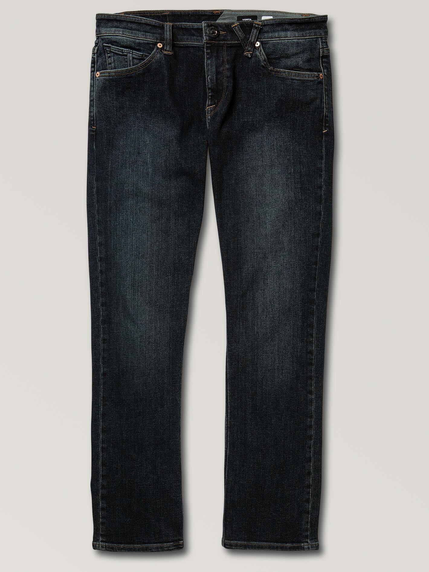 Volcom Vorta Slim Fit Jeans Vintage Blue - Image 6
