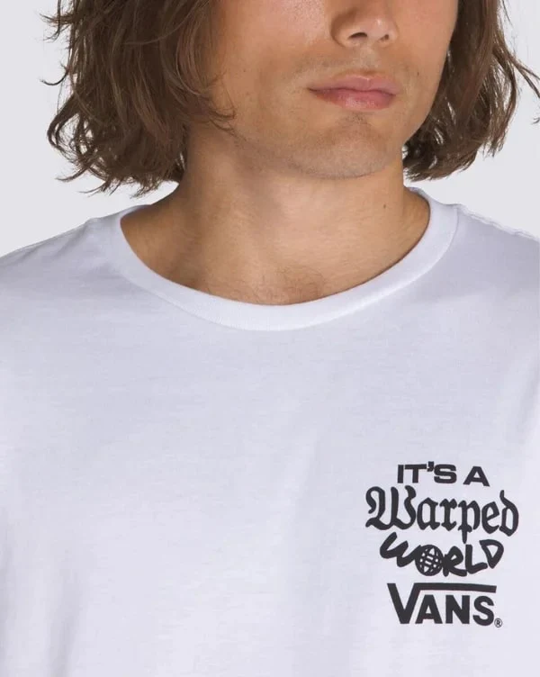 Vans Warped World Tee - White - Image 3