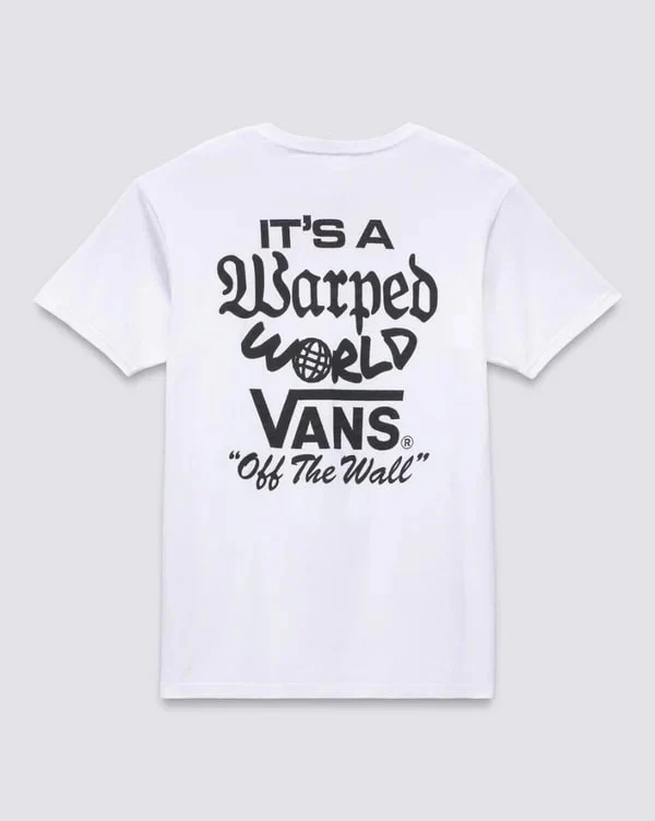 Vans Warped World Tee - White - Image 4
